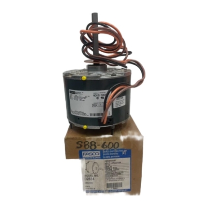 Fasco D2834 Blower Motor, 1/3 HP, 208-230V, 1075 RPM