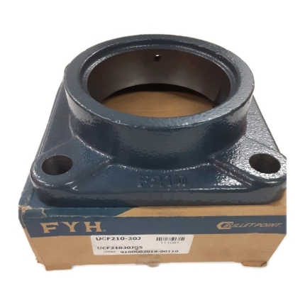 FYH UCF210-30J 4-Bolt Square Flanged Ball Bearing Unit