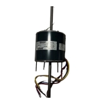 Genteq 3698 Fan and Blower Motor, 3/4 HP, 208-230V, 1075 RPM, 3-Speed