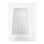 Grille Tech RA1408 Return Air Grille, White, 14" x 8"