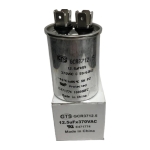 GTS GCR3712.5 Run Capacitor, 12.5 MFD (uF), 370/440 VAC, Round