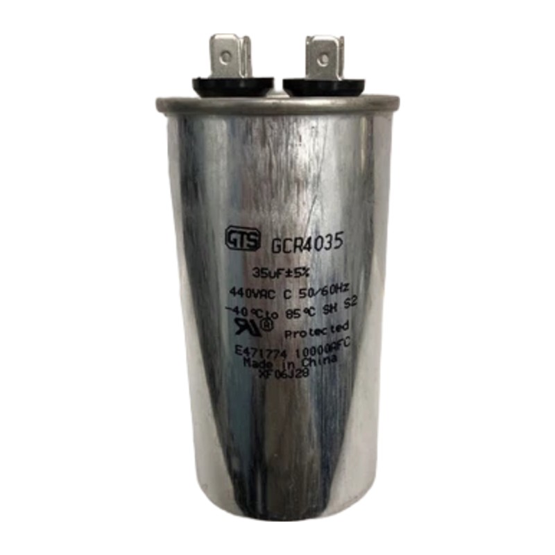 GTS GCR4035 Run Capacitor, 35 MFD (uF), 370/440 VAC, Round GTS GCR4035 Run Capacitor, 35 MFD (uF), 370/440 VAC, Round