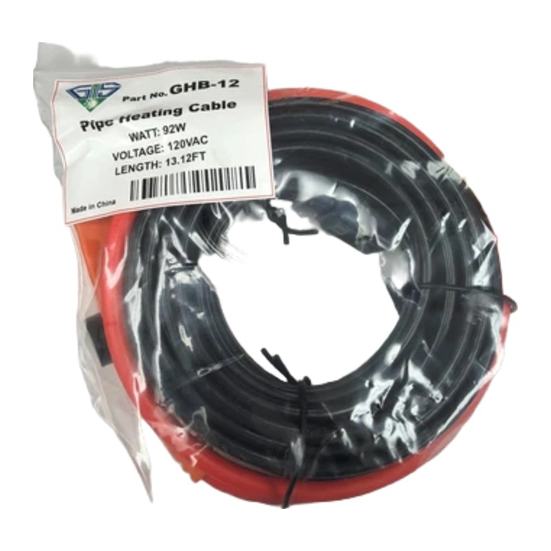 GTS GHB12 Pipe Heating Cable with Built-In Thermostat GTS GHB12 Pipe Heating Cable with Built-In Thermostat