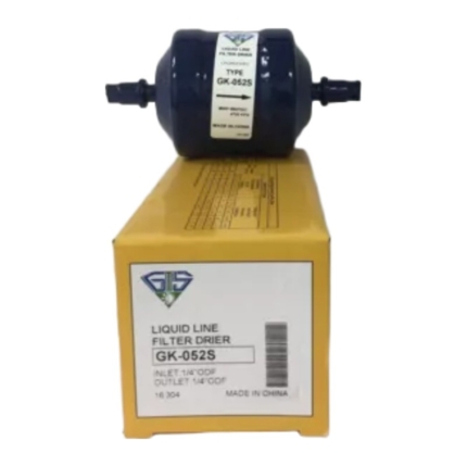 GTS GK-052S Liquid Line Filter Drier, 1/4" ODF solder (sweat), 5 cu. in.