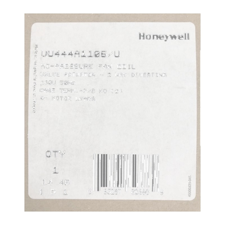 Honeywell UV444A1106/U Fan Coil Valve Actuator, 230V