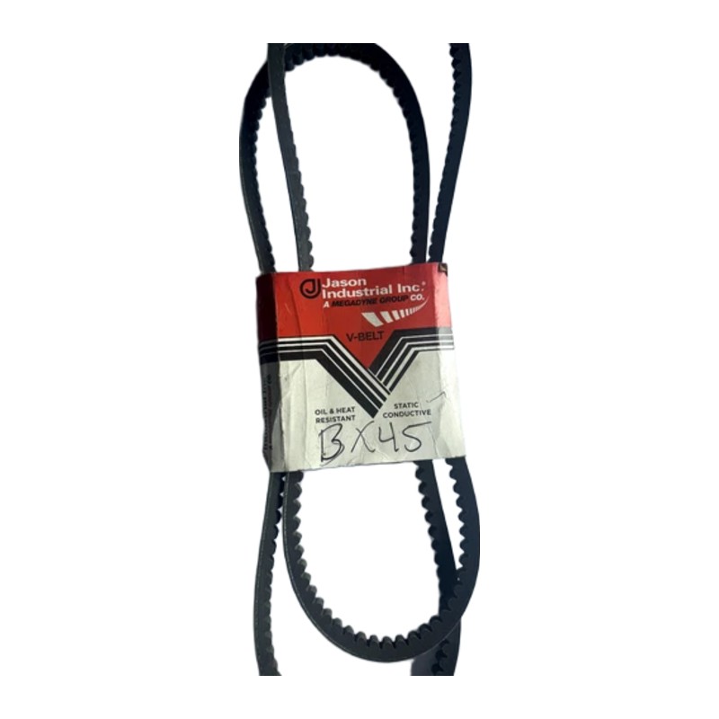 Jason Industrial BX45 / 5L480 V-Belt, 21/32" x 48" Outside Length, Cogged Jason Industrial BX45 / 5L480 V-Belt, 21/32" x 48" Outside Length, Cogged