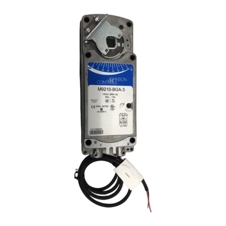 Johnson Controls M9210-BGA-3 Spring Return Actuator
