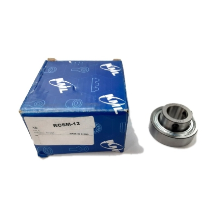 KML RCSM-12 Rubber-Cushioned Cartridge Insert Ball Bearing