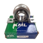 KML SBPP206-19 2-Bolt Pressed Steel Pillow Block Mounted Ball Bearing Unit