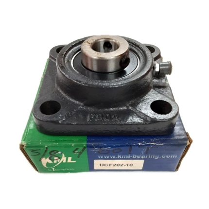 KML UCF202-10 4-Bolt Square Flange-Mounted Bearing Unit