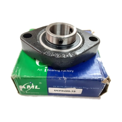 KML UCFD206-19 2-Bolt Flange Mounted Bearing Unit