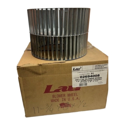 Lau 02694008 Blower Wheel, 11-3/4" x 8", 1/2" Bore, CW