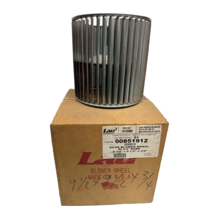Lau A9-9A 00851912 Double Inlet Blower Wheel, 9-1/2" x 9-1/2", 3/4" Bore