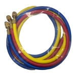 Manifold Charging Hose, 36", 1/4" SAE x 5/16" SAE, Red/Blue