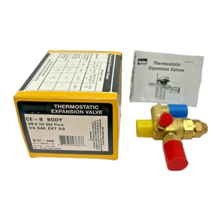Parker CE 040500-05 Thermostatic Expansion Valve, 3/8" x 1/2" SAE