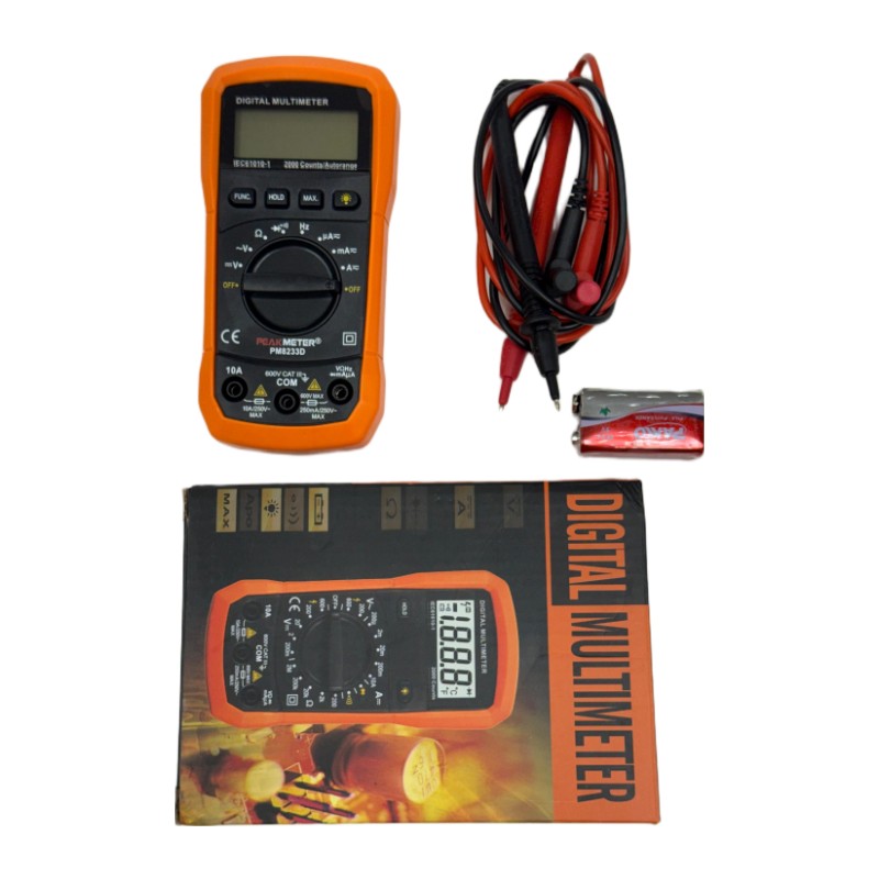 Peak Meter PM8233D Digital Multimeter Peak Meter PM8233D Digital Multimeter