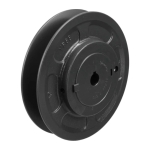 Power Drive 1VP68-5/8 1-Groove Variable Pitch Sheave, 5/8" Bore