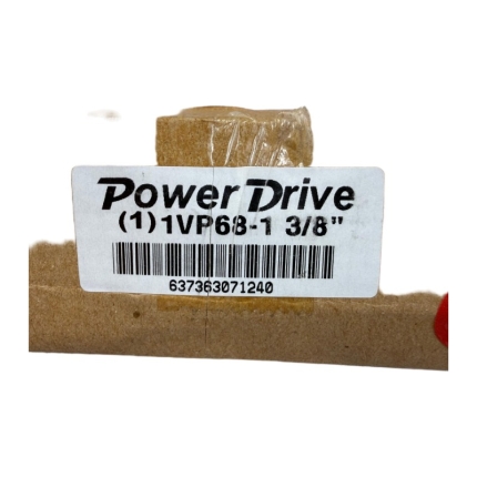 Power Drive 1VP68X1-3/8 1-Groove Variable Pitch Sheave, 1-3/8" Bore