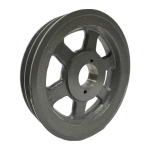 Power Drive 2BK80H 2-Groove Fixed Pitch Sheave (QD/H Bushing)