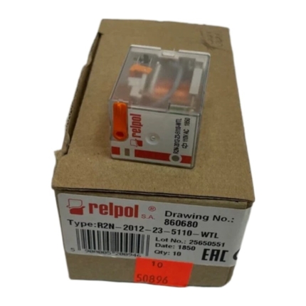 Relpol R2N-2012-23-5110-WTL Industrial Relay, 110V