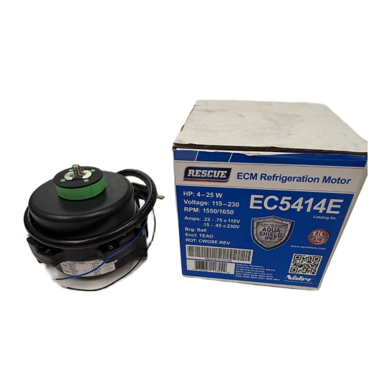 Rescue EC5414E ECM Refrigeration Motor, Dual Voltage 115/230V, IP67 Rescue EC5414E ECM Refrigeration Motor, Dual Voltage 115/230V, IP67
