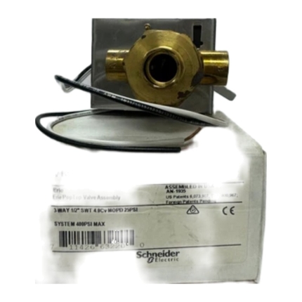 Schneider Electric Erie PopTop VT3213G13B020 3-Way Valve, 1/2" Sweat, 4.0 Cv
