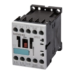 Siemens 3RT1017-1AK61 SIRIUS Contactor, 3-Pole, 12A, 120V AC Coil, 1 NO Aux