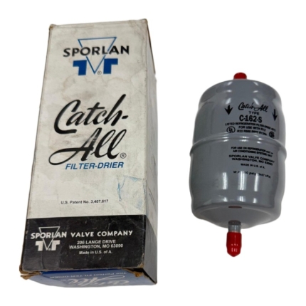 Sporlan C-162-S Liquid Line Filter Drier, 1/4" ODF solder, 16 cu. in.