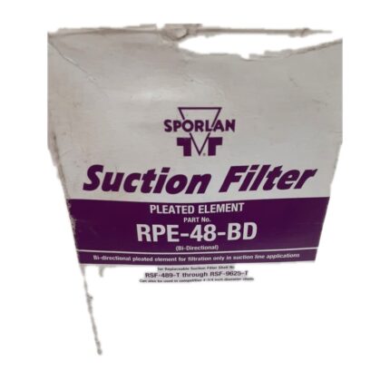 Sporlan RPE-48-BD Suction Filter Pleated Element view 2