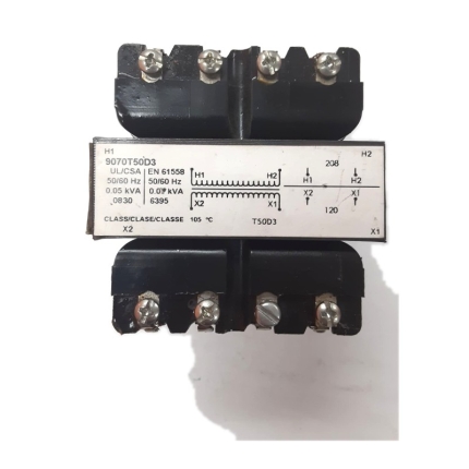 Square D 9070T50D3 Type T Industrial Control Transformer