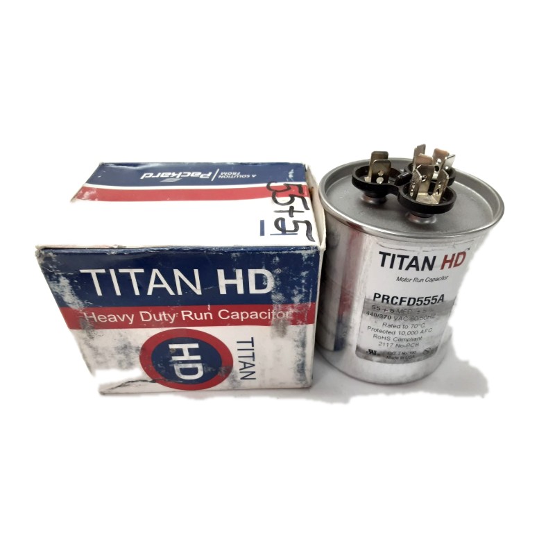 Titan HD PRCFD555A Heavy Duty Run Capacitor Titan HD PRCFD555A Heavy Duty Run Capacitor