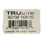 TRUaire 401M 1-Way Curved Blade Supply Register, White, 10" x 10" view 2