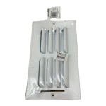 TRUaire 401M 1-Way Curved Blade Supply Register, White, 8" x 4"