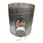 X4214 Motorized Zone Damper, 14" Round, Spring Open / Power Close