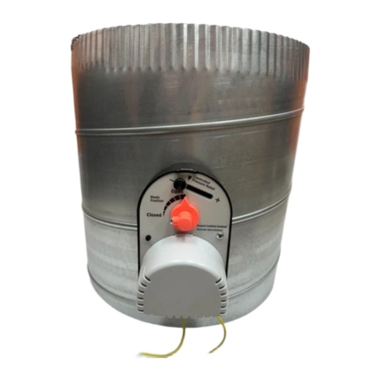 X4214 Motorized Zone Damper, 14" Round, Spring Open / Power Close